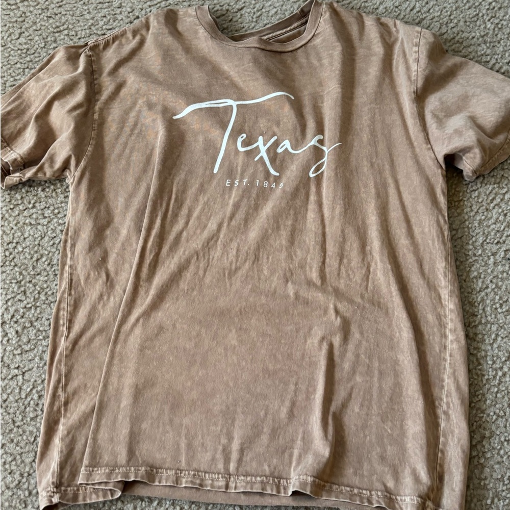 Texas Graphic T-Shirt in Brown